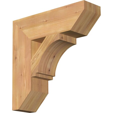 Ekena Millwork Imperial Slat Smooth Bracket, Western Red Cedar, 5 1/2"W x 20"D x 20"H BKT06X20X20IMP06SWR